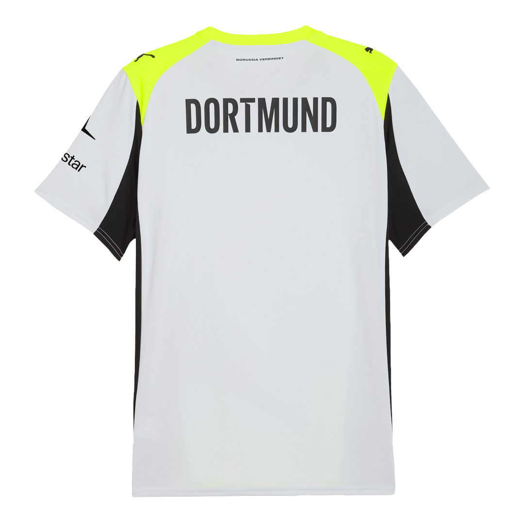 Borussia Dortmund Fora Camisa de Futebol 25/26 Cinza