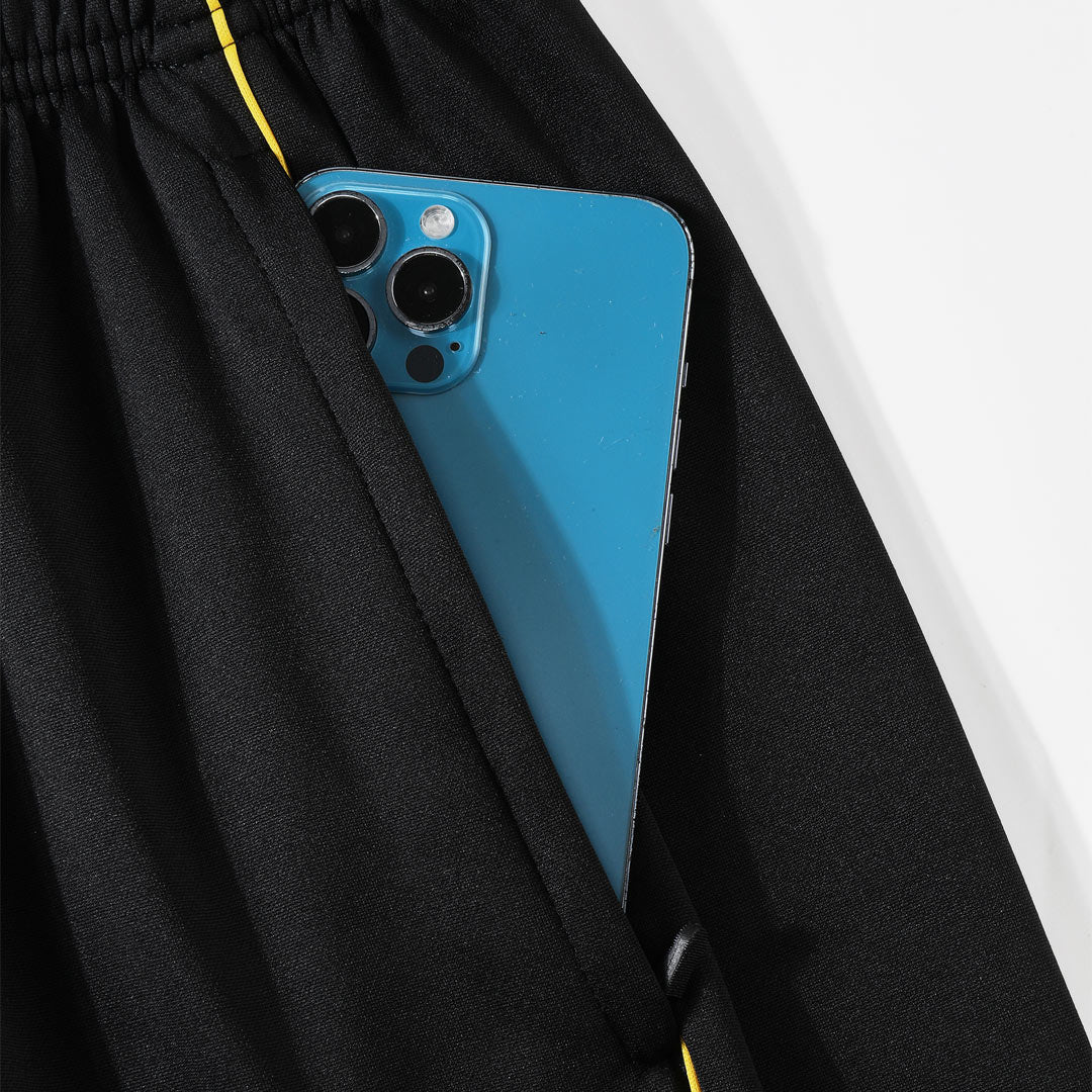 Real Madrid Zíper Moletom Conjunto (Top+Calças) 2025/26 Preto