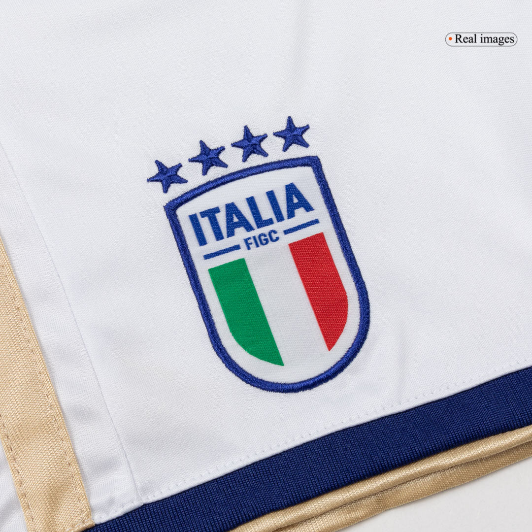 Italy Infantil Casa Copa do Mundo Futebol Camisa Conjunto (Camisa+Shorts+Meias) 2025/26 Azul - camisola de futebol