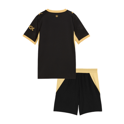 Manchester City Infantil 
 Fora Futebol Camisa 2026/27 Preto