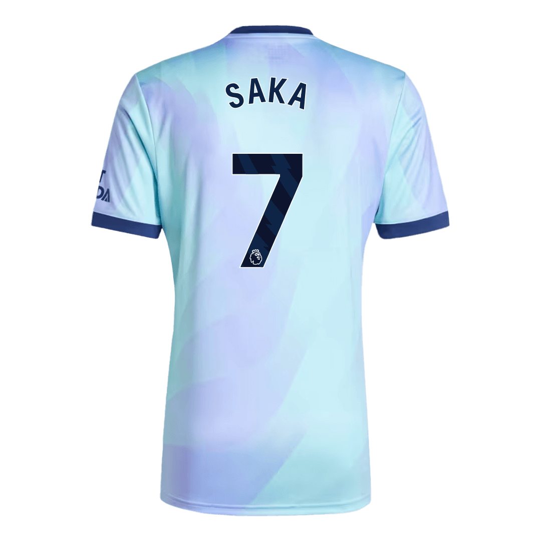 SAKA #7 Arsenal Third Away Football Shirt 2024/25 Football Kit UK