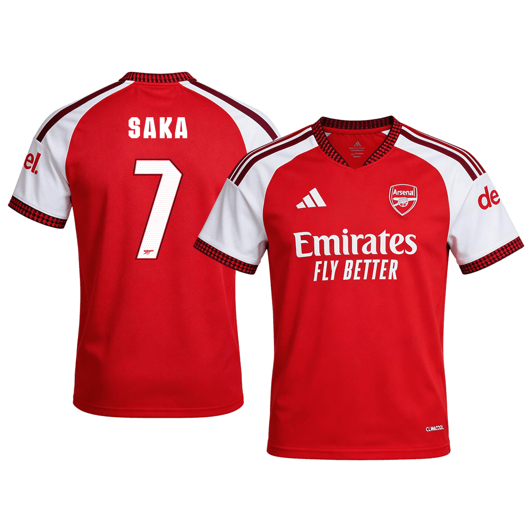 SAKA #7 Arsenal Casa Camisa 2026/27 UCL