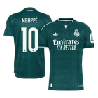 Versão do Jogador MBAPPÉ #10 Real Madrid Fora Futebol Camisas 2026/27 Verde