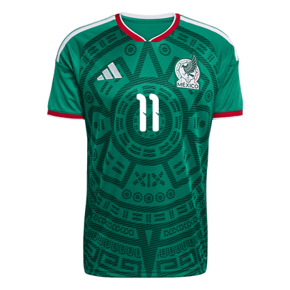 S.GIMENEZ #11 Mexico Casa Camisa 2026 Verde