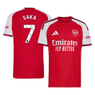 Versão do Jogador SAKA #7 Arsenal Casa Futebol Camisas 2026/27 Vermelho