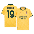 FOFANA #19 AC Milan Fora Terceira Camisa 2025/26 Amarelo