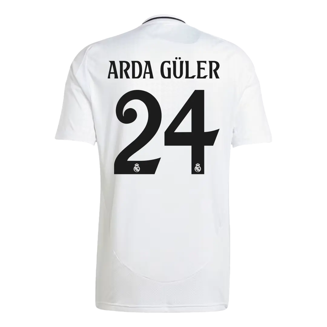 Real Madrid football shirt ARDA G¨1ler #24 Home 2024/25