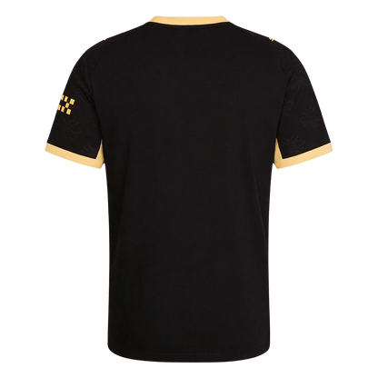 Versão do Jogador Manchester City Fora Futebol Camisas 2026/27 Preto