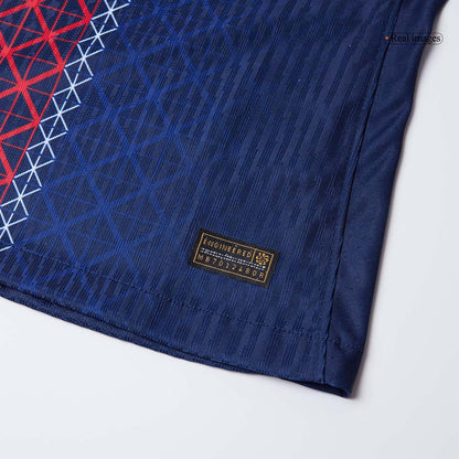 Jogador JOÃO NEVES #87 PSG Casa Futebol Camisas 2025/26 Marinha