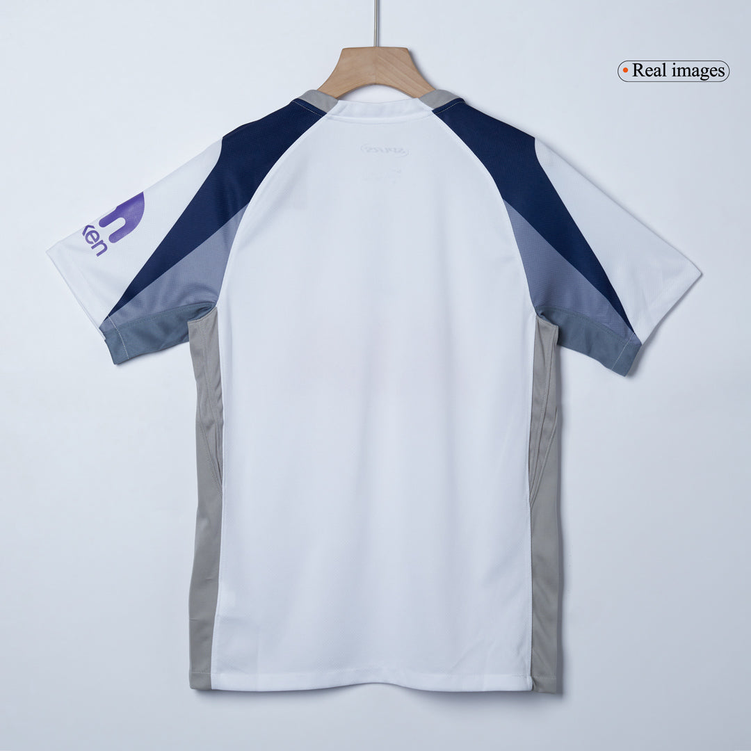 XAVI #7 Tottenham Hotspur Casa Camisa 2025/26- Branco - UCL