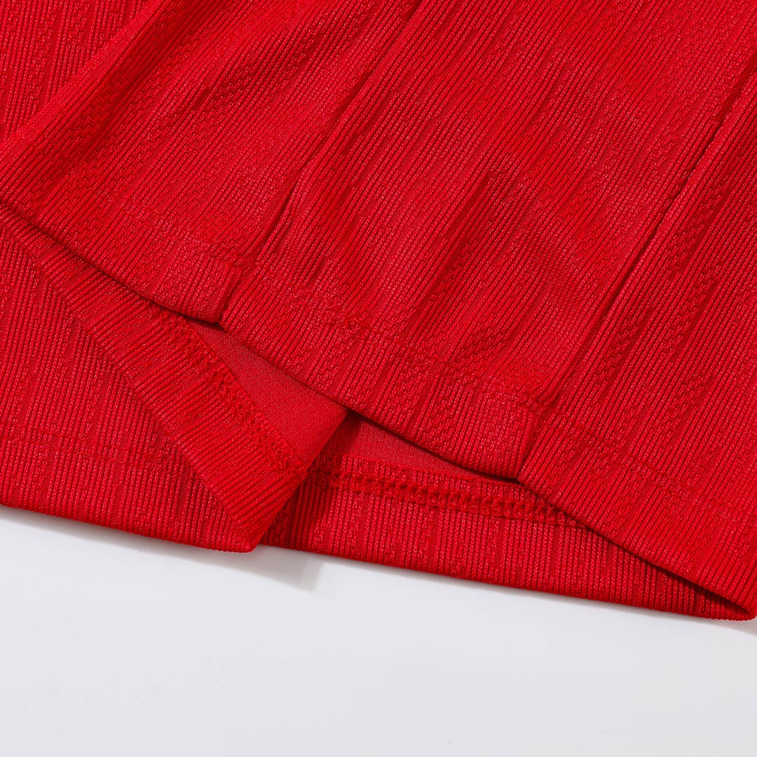 PSG Zíper Moletom Conjunto (Top+Calças) 2025/26 Vermelho