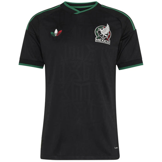 Versão do Jogador Mexico Terceira Copa do Mundo Futebol Camisas 2026 Preto