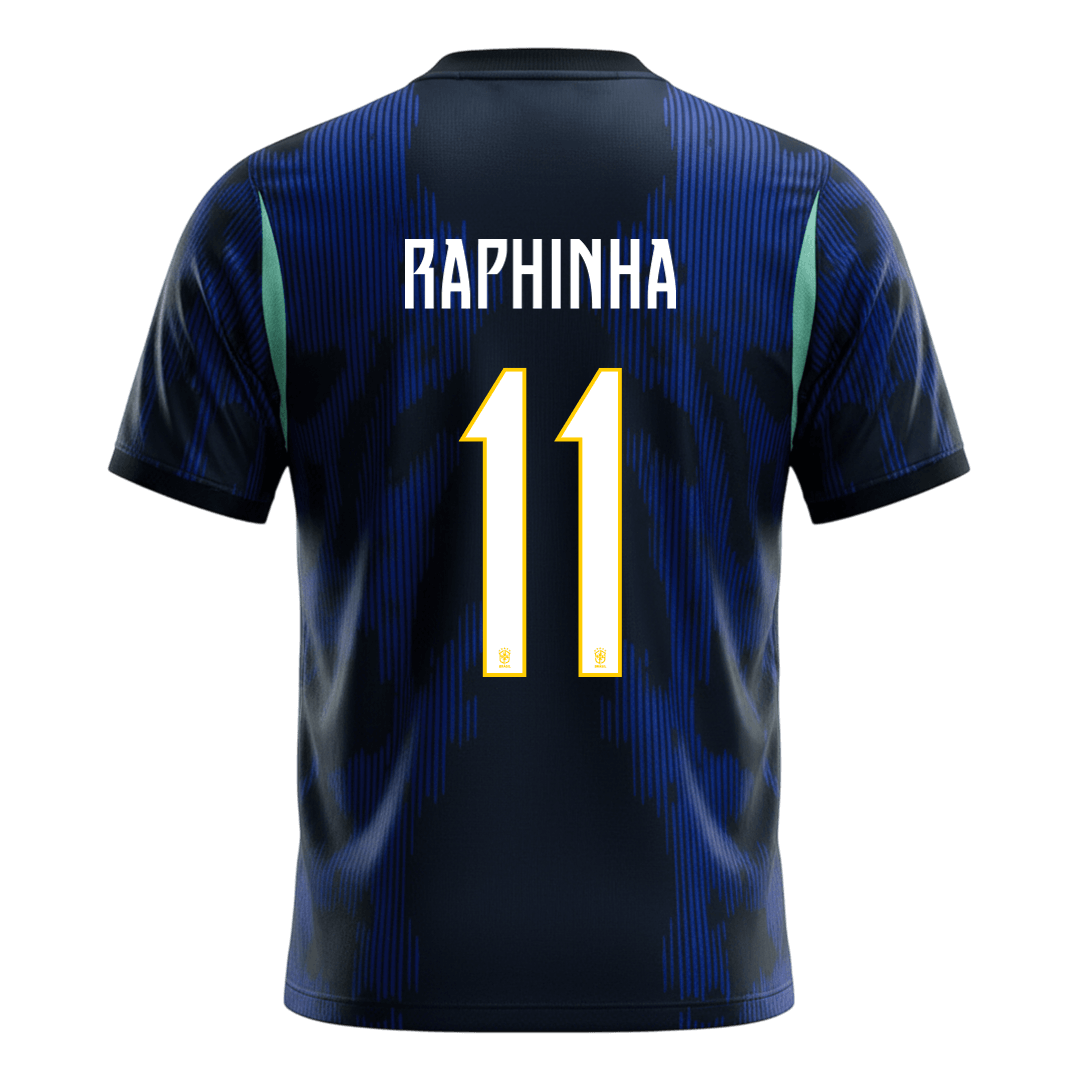 RAPHINHA #11 Brazil Fora Copa do Mundo Camisa 2026 Marinha