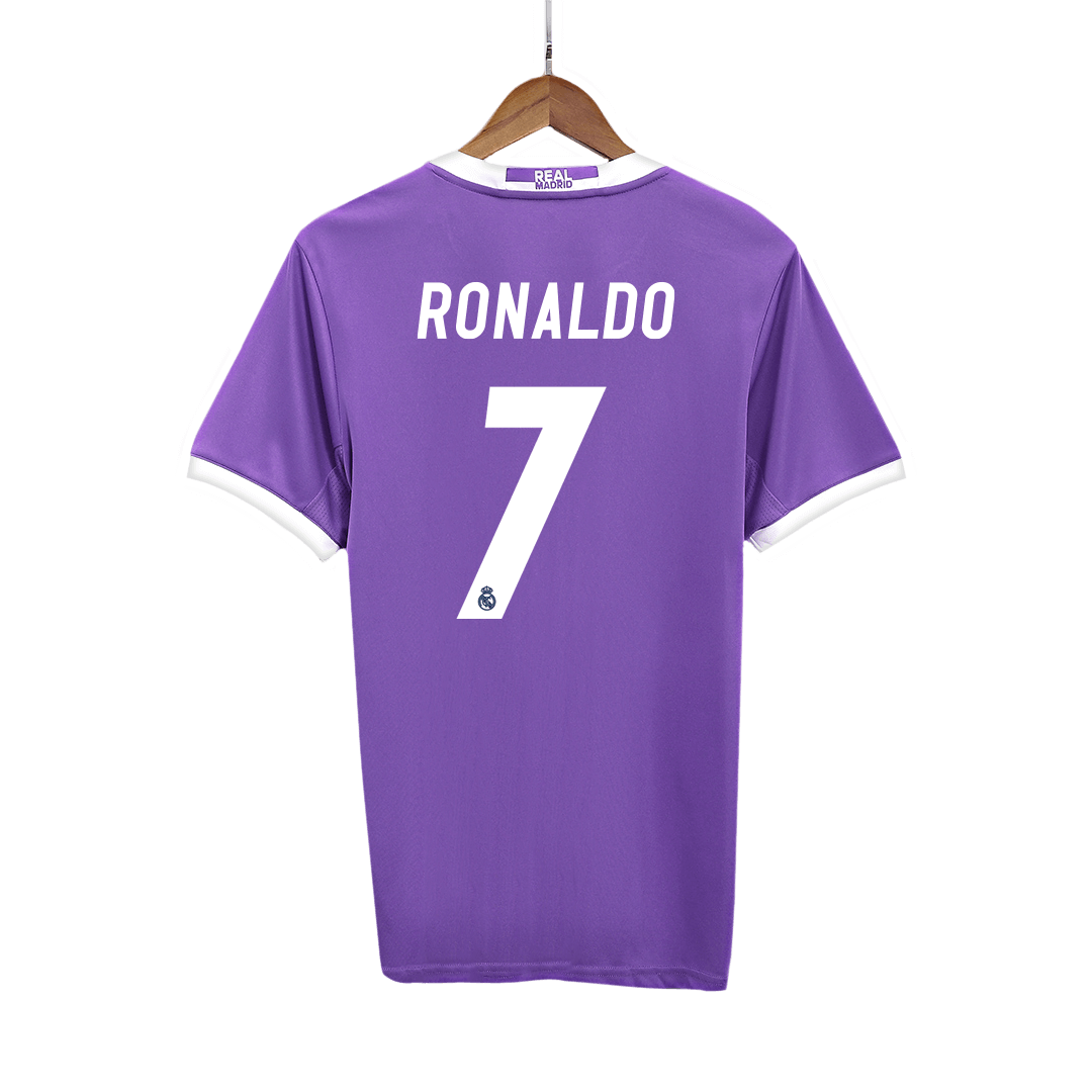 Retro Real Madrid RONALDO #7 Away Soccer Shirt 2016/17