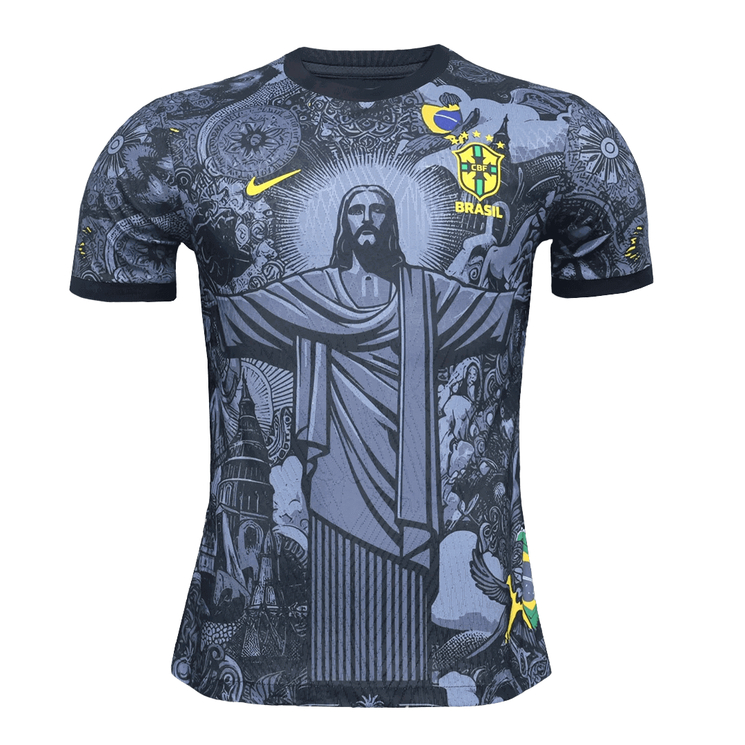 Authentic Brazil Jesus 2024 football jersey