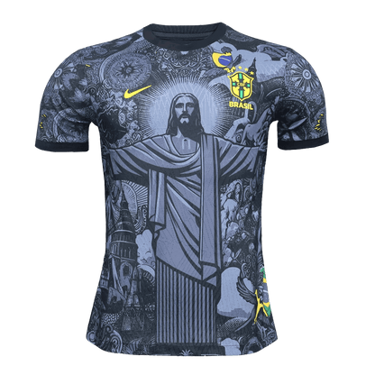 Camisola de futebol autêntico Brasil Jesus 2024