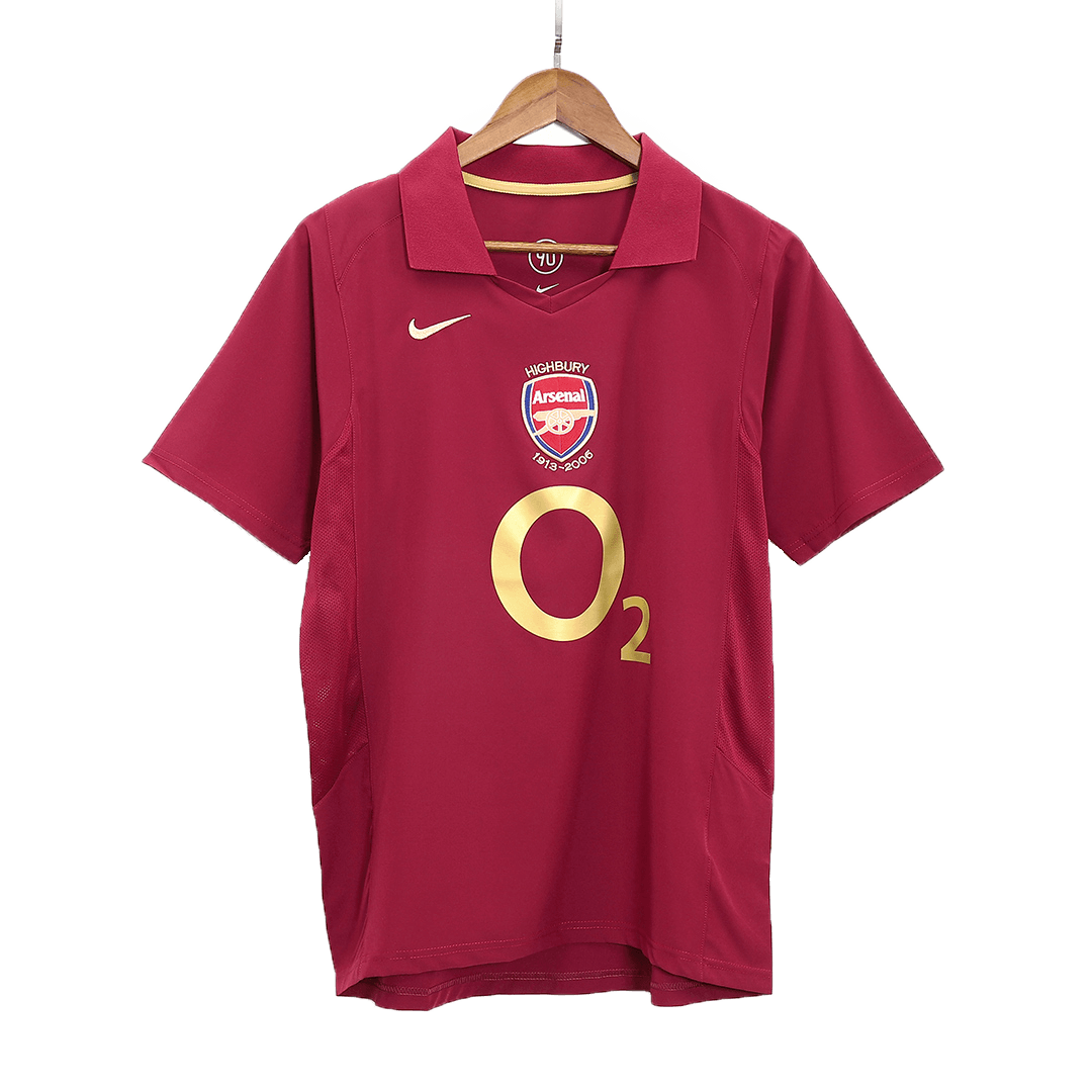 Camisola de futebol retro Arsenal 2005/06