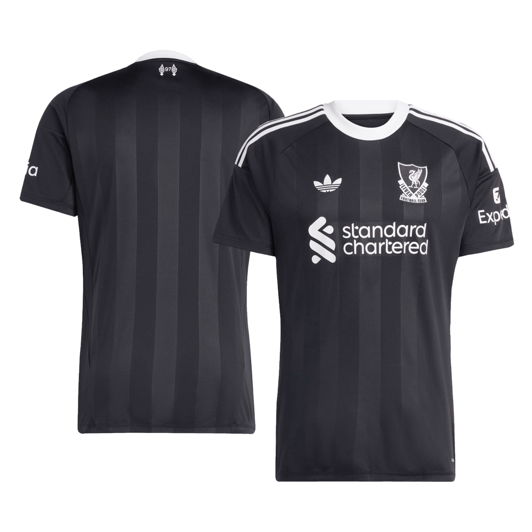 Liverpool Goleiro Camisa 2025/26 Preto
