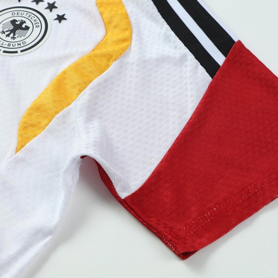 Versão Do Jogador Alemanha Copa do Mundo Camisa Conjunto(Camisa+Calções) 2026 Branco