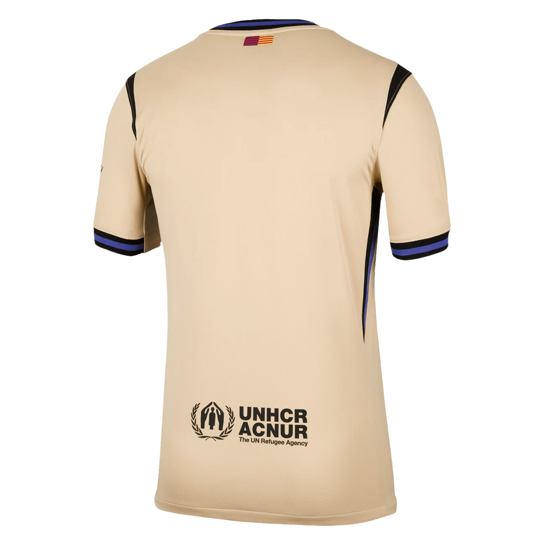 Barcelona Fora Camisa 2025/26- Amarelo