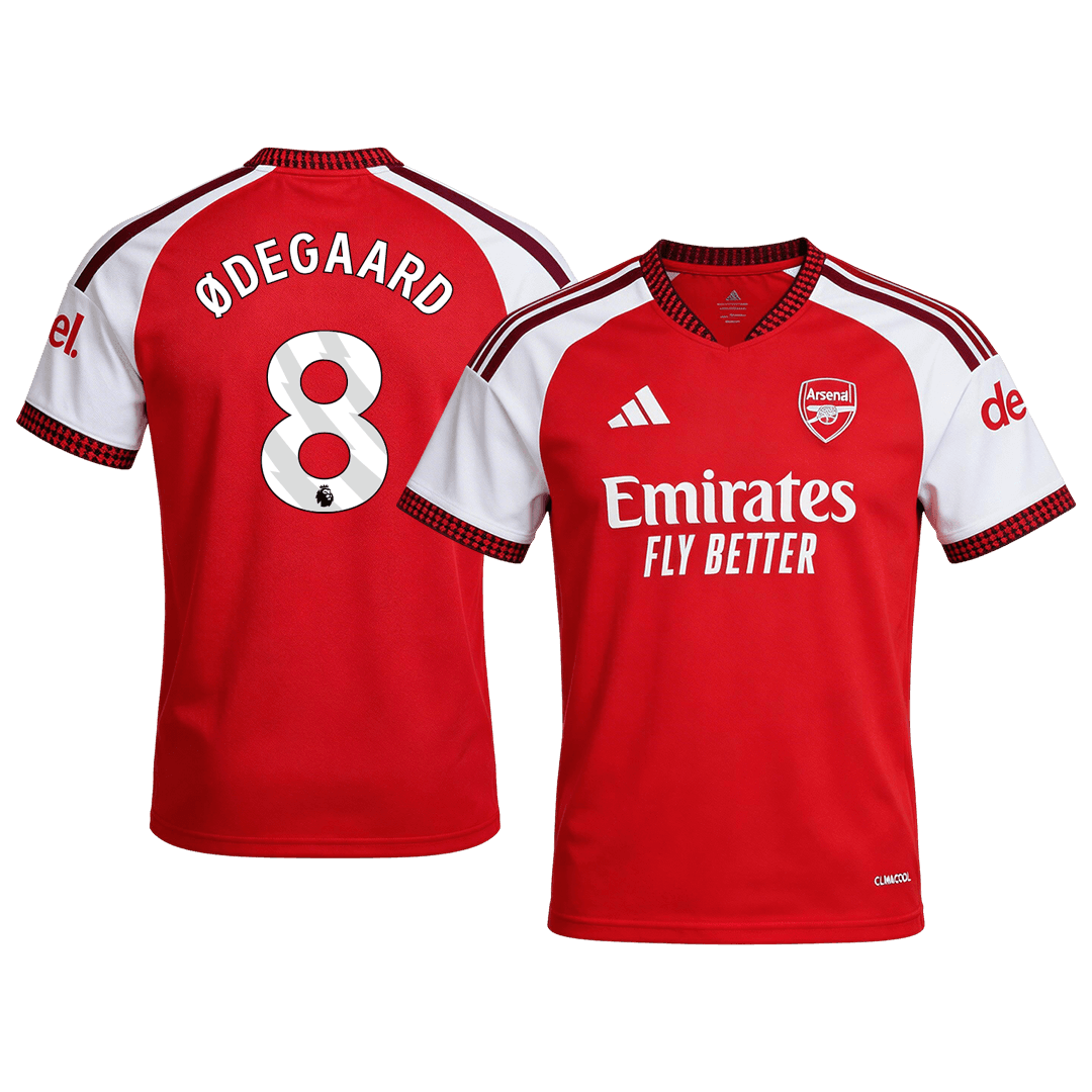 ØDEGAARD #8 Arsenal Casa Camisa 2026/27 Vermelho