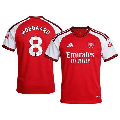 ØDEGAARD #8 Arsenal Casa Camisa 2026/27 Vermelho