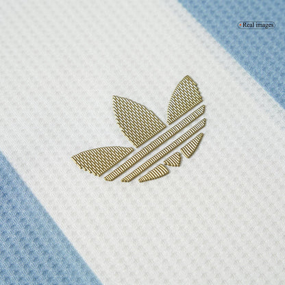 Camisola de futebol MESSI #10 Argentina personalizada 2024 50th aniversário