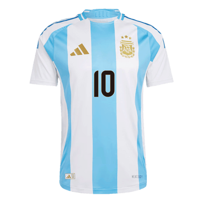 Camisola de futebol MESSI #10 Argentina personalizada 2024 50o aniversário