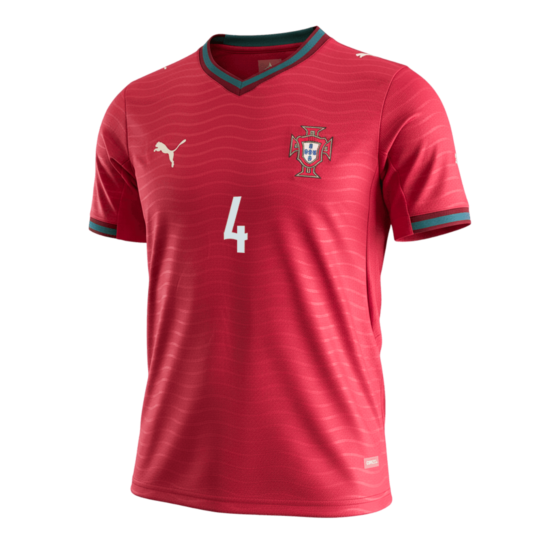 RÚBEN DIAS #4 Portugal Casa Camisa 2026 Vermelho