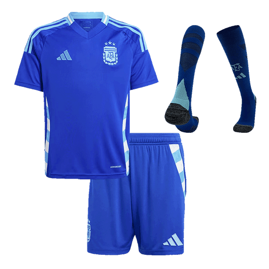 Kits de futebol completos personalizados para crianças Argentina 2024