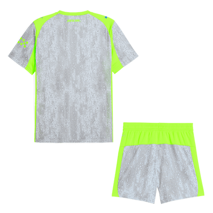 Manchester City Fora Terceira Camisa Conjunto (Camisa+Calções) 2025/26