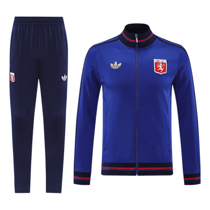 Olympique Lyonnais Treino Jaqueta Conjunto (Jaqueta+Calças) 2025/26 Azul