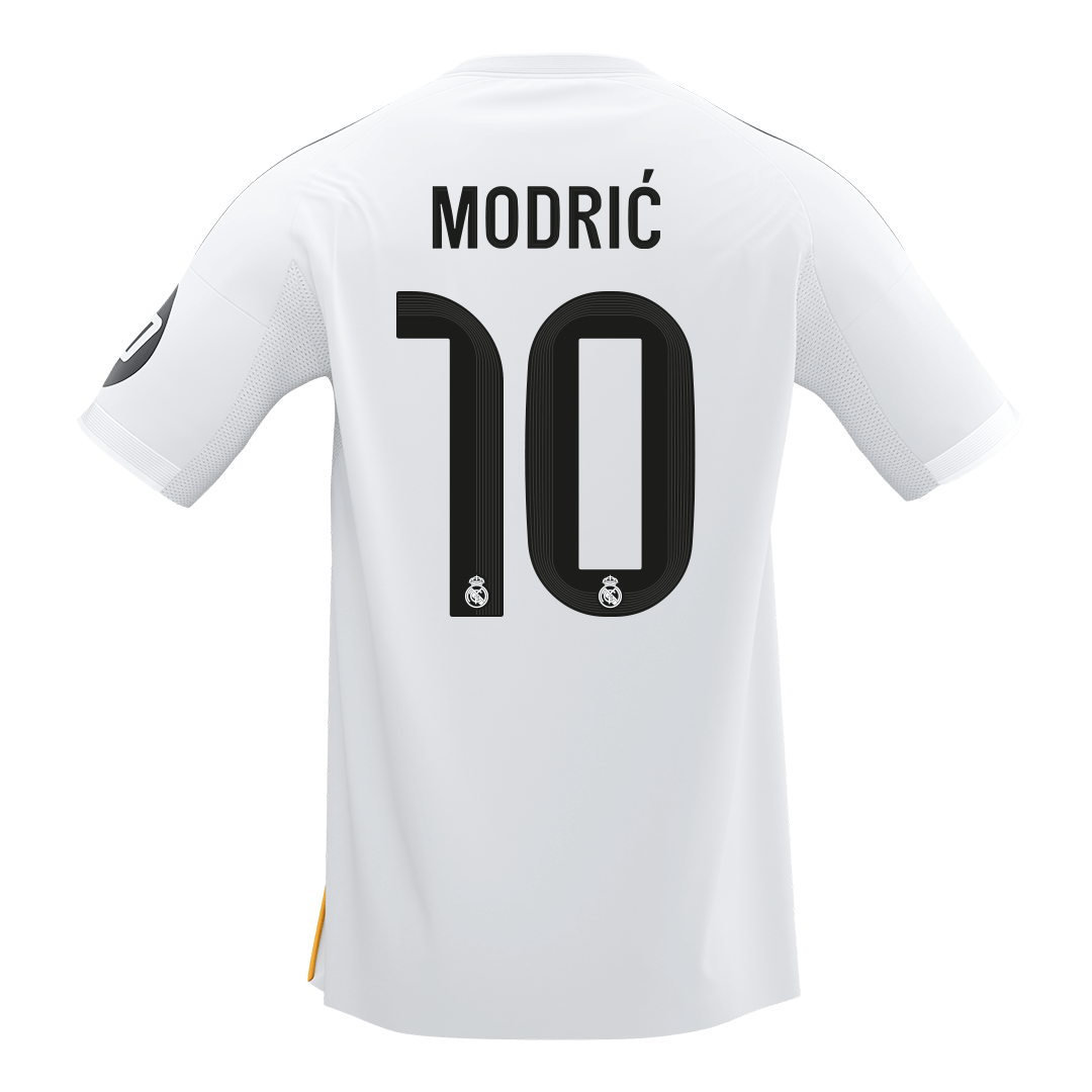 【Super Qualidade】MODRIĆ #10 Real Madrid
 Casa Futebol Camisa 2025/26 Branco