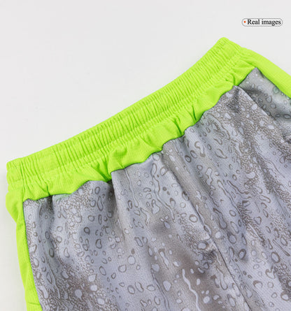 Manchester City Infantil 
 Terceira Conjunto (Camisa+Shorts+Meias) 2025/26 Cinza