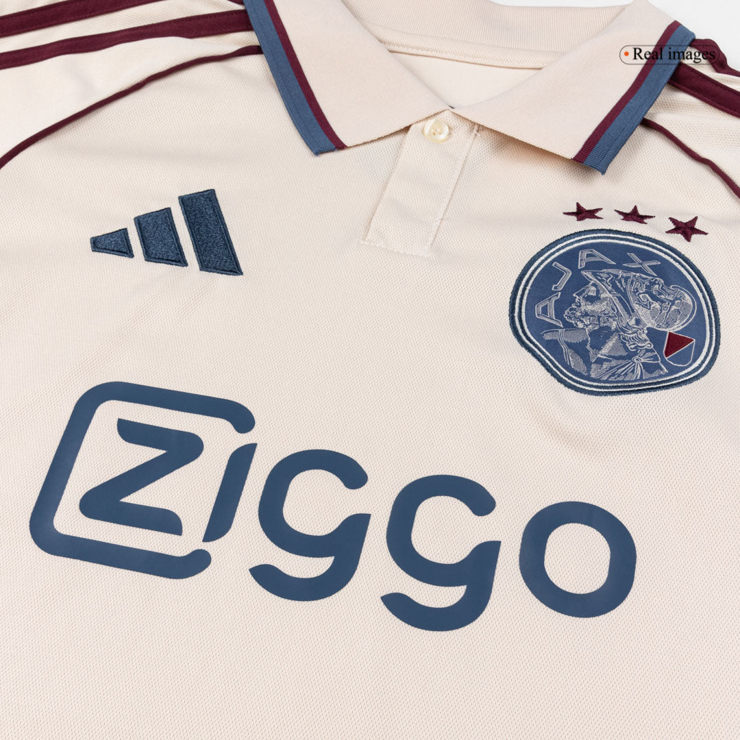 Ajax Fora Terceira Camisa 2025/26 Branco