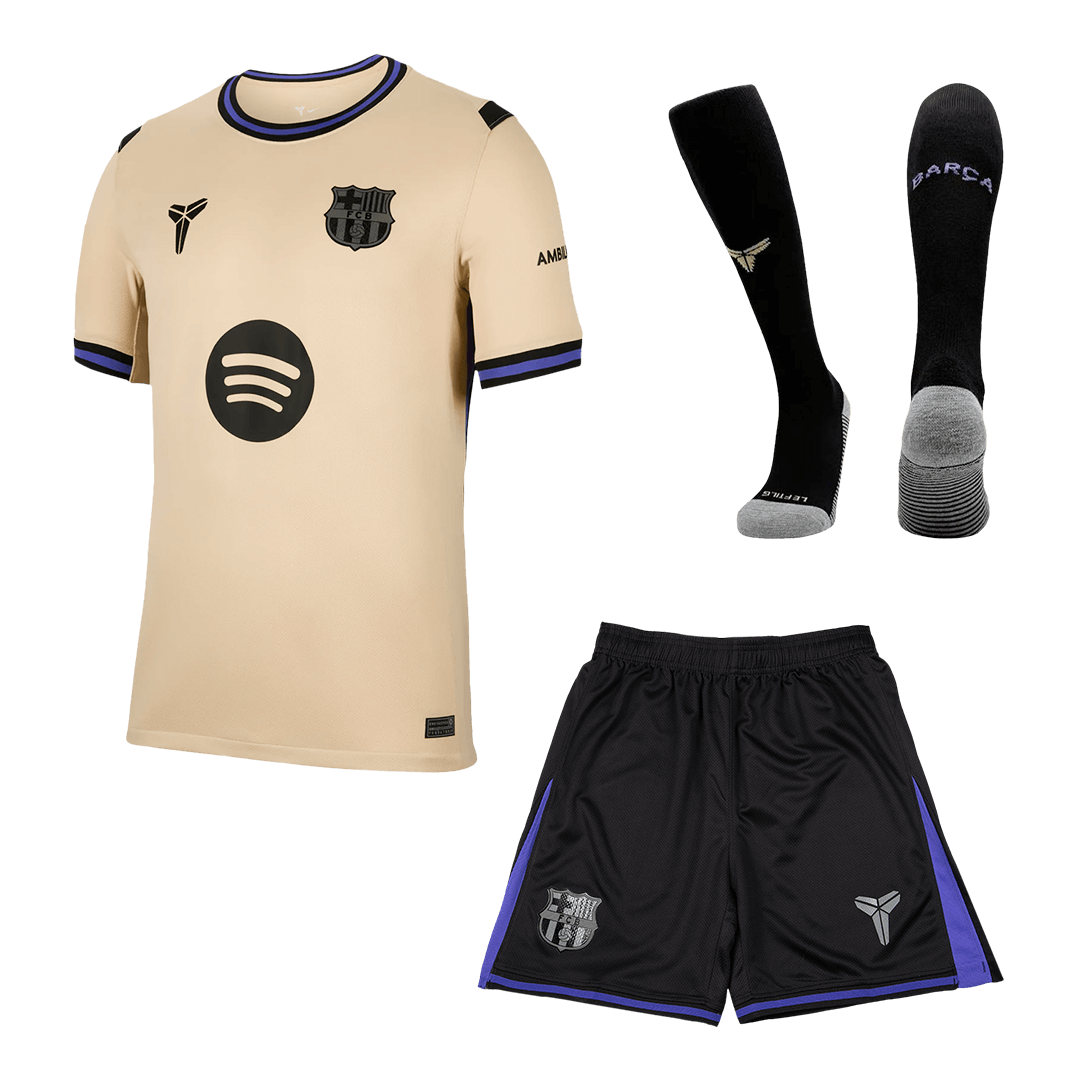 Barcelona 
 Fora 
 Camisa 
Conjunto (Camisa + Calções + Meias) 
2025/26