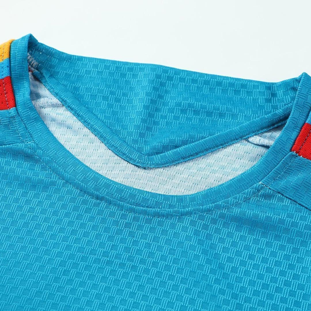 Versão Do Jogador Espanha Copa do Mundo Camisa Conjunto(Camisa+Calções) 2026 Azul