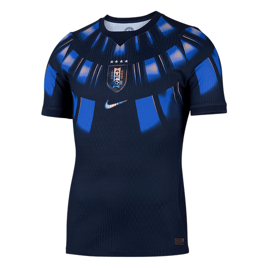 Versão do Jogador Uruguay Fora Copa do Mundo Futebol Camisas 2026 Azul