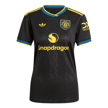 Mulheres Manchester United Camisa 2025/26- Preto