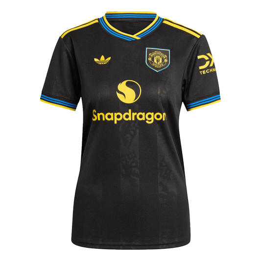 Mulheres Manchester United Camisa 2025/26- Preto