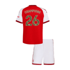 CHAMPIONS #26 Arsenal Infantil 
 Casa Futebol Camisa 2026/27 Vermelho