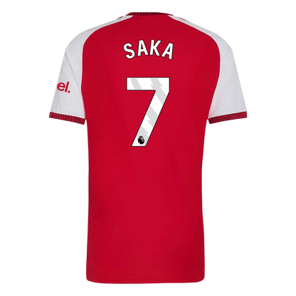 Versão do Jogador SAKA #7 Arsenal Casa Futebol Camisas 2026/27 Vermelho