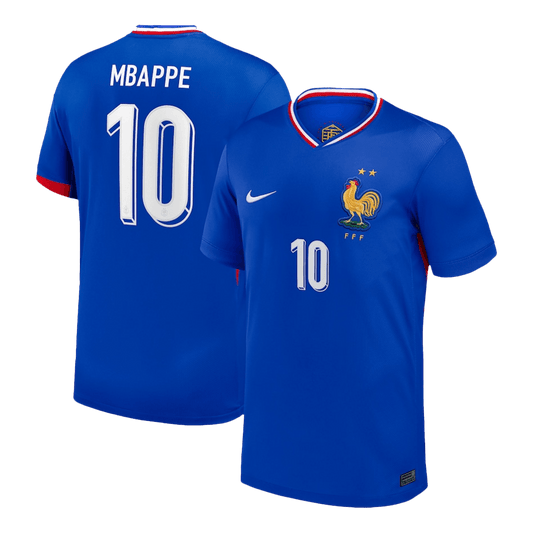 Camisola de futebol MBAPPE #10 Fran?a Home personalizada 2024