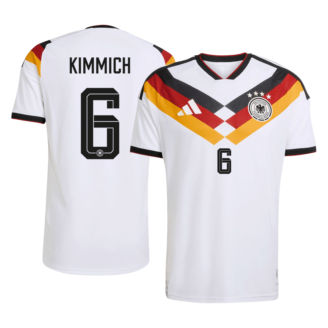 Jogador KIMMICH #6 Germany Casa World Cup Futebol Camisas 2026 Branco