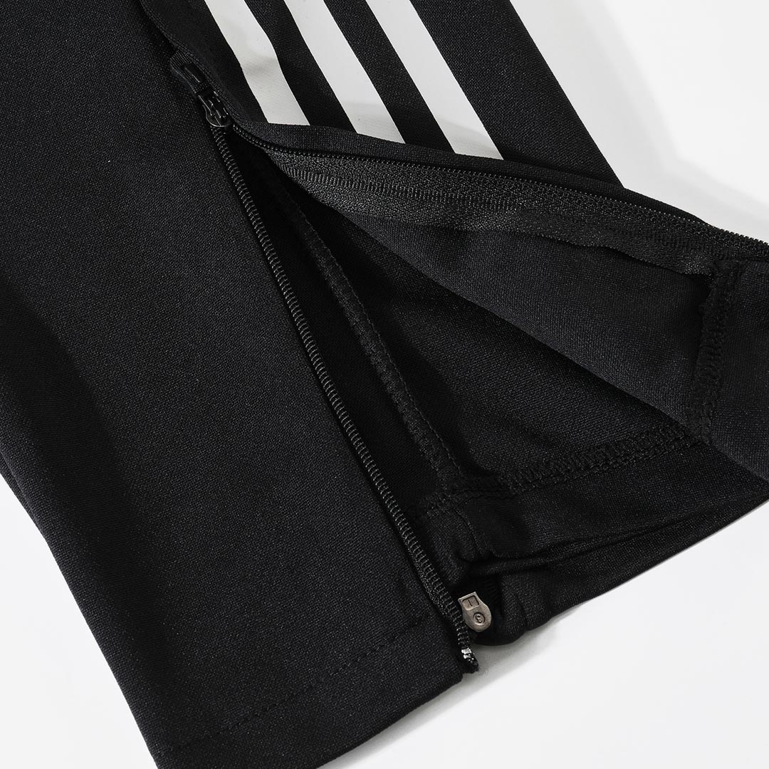 Real Madrid Zíper Moletom Conjunto (Top+Calças) 2025/26 Preto