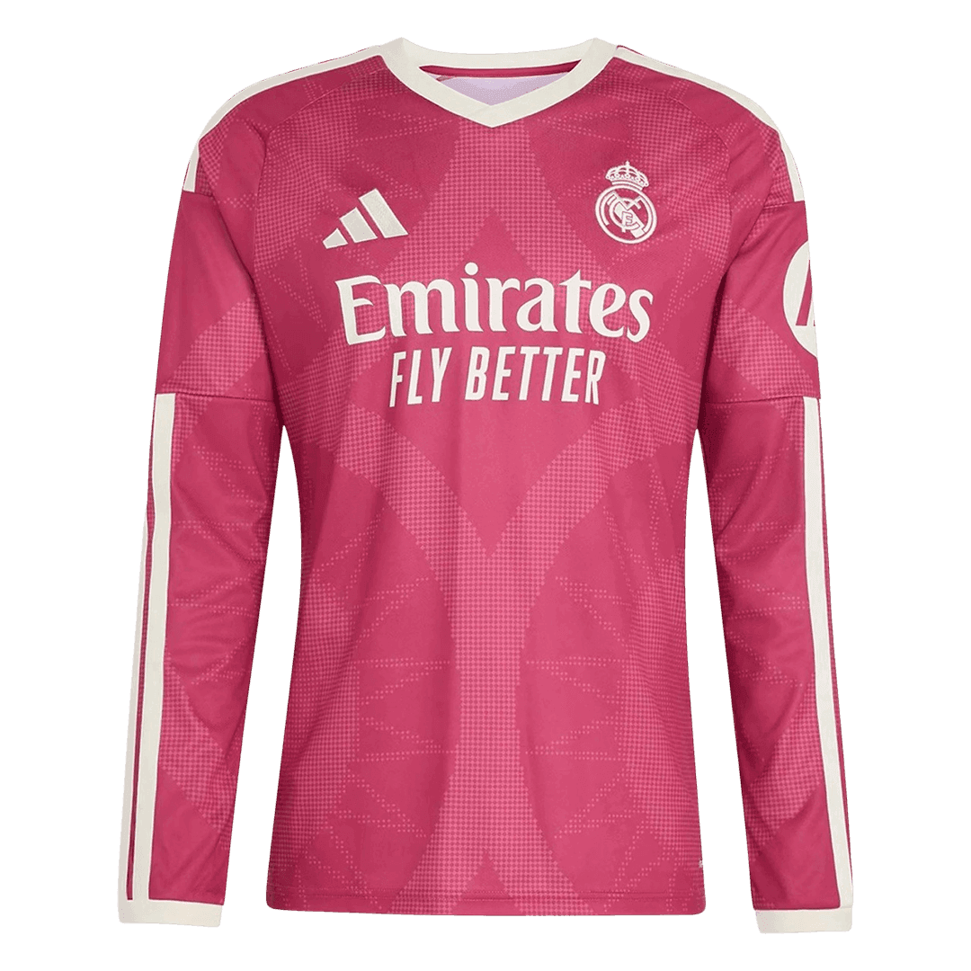 Real Madrid Terceira Manga comprida Camisa 2026/27 Rosa