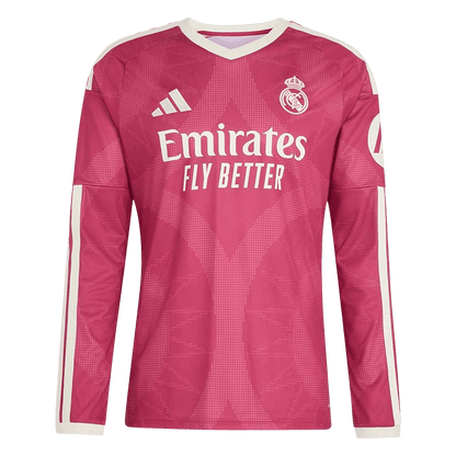 Real Madrid Terceira Manga comprida Camisa 2026/27 Rosa