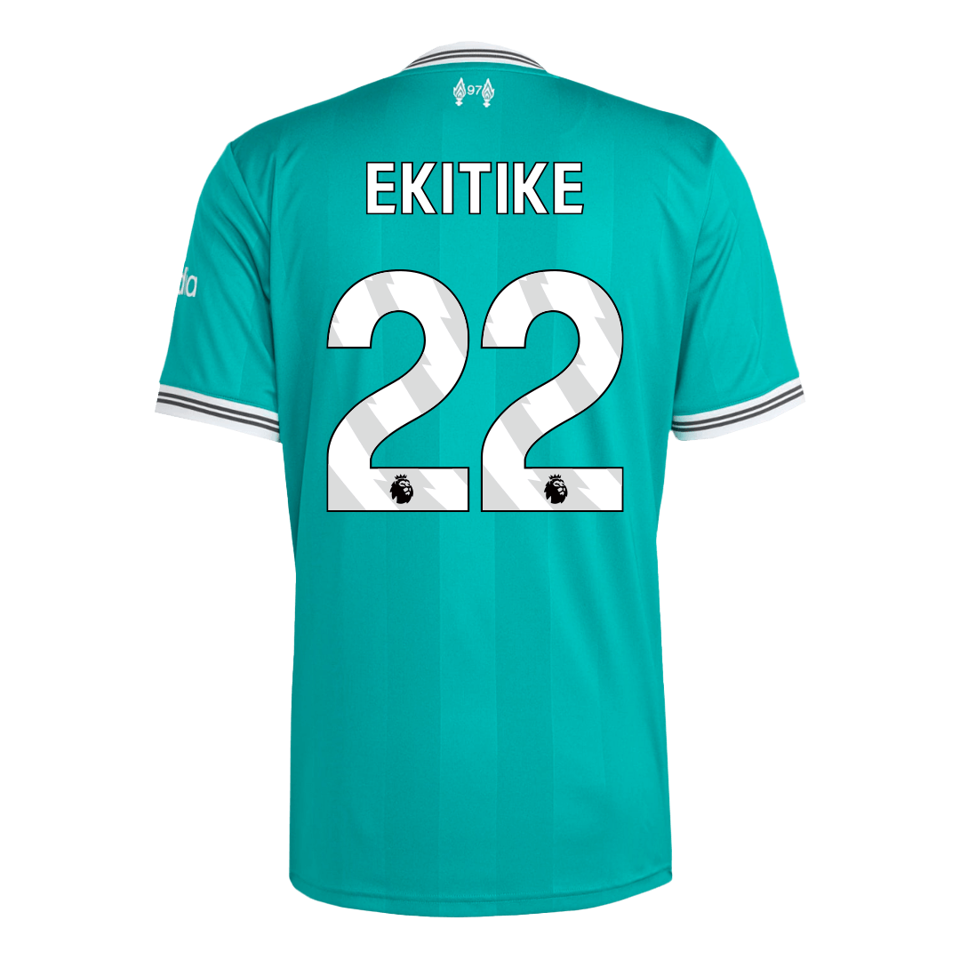 EKITIKE #22 Liverpool Terceira Camisa 2025/26 Verde