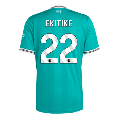 EKITIKE #22 Liverpool Terceira Camisa 2025/26 Verde