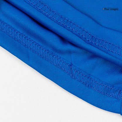 Real Madrid Infantil 
 Fora Terceira Futebol Camisa Conjunto (Camisa+Shorts+Meias) 2025/26 Azul